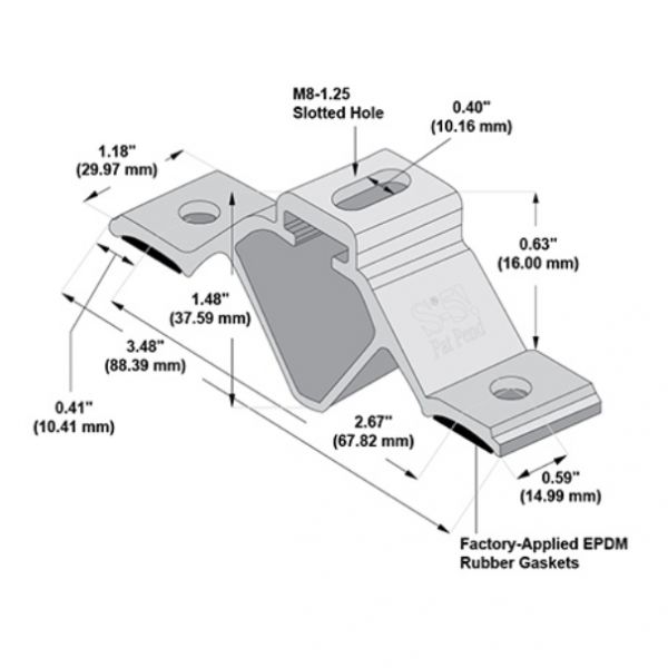 CorruBracket 100T Mount S-5! Clamp